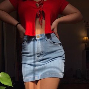 cute denim skirt💫